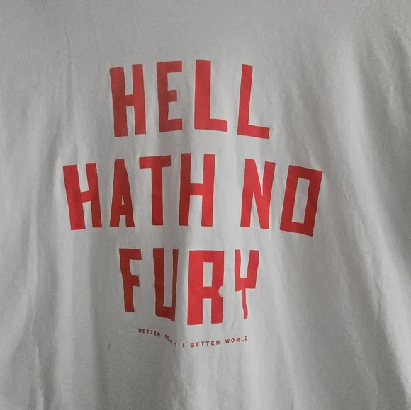 The Bitter Southerner White T-Shirt Hell Have No Fury Size Large - Picture 8 of 9